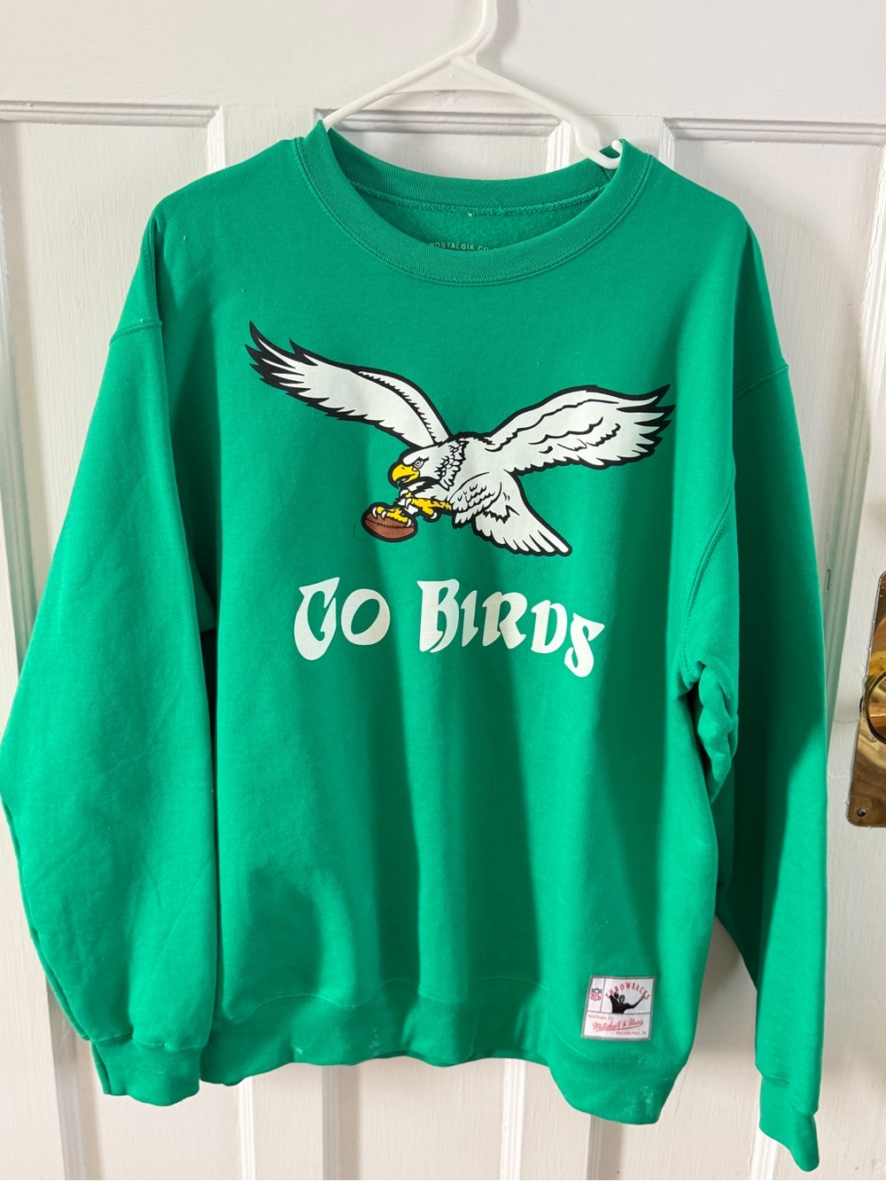 EAGLES "Go Birds" Pullover Sweatshirt with Eagle Graphic